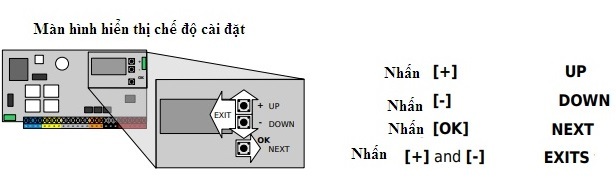 Cổng mở cánh tay đòn PHOBOS BT A25 - Italy 8 Bảng điều khiển cài đặt cho bộ điều khiển và remote cổng tự động Phobos
