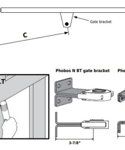 Hướng dẫn bắt motor phobos trên cánh cổng