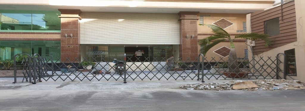 Hàng rào xếp chữ U sắt mạ kẽm sơn tĩnh điện