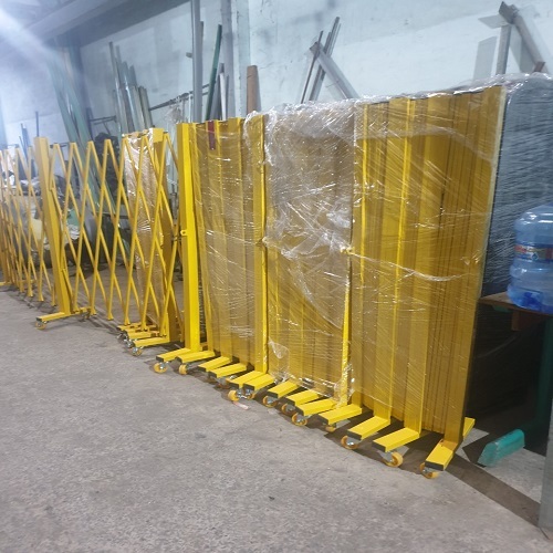 hàng rào xếp kéo tay chữ T Hàng rào xếp kéo tay chữ T sơn tĩnh điện