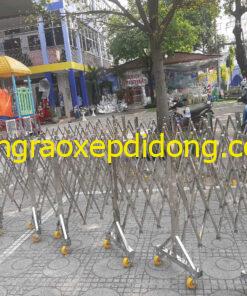Hình ảnh hàng rào xếp mạ kẽm tại cơ khí Trinh Anh